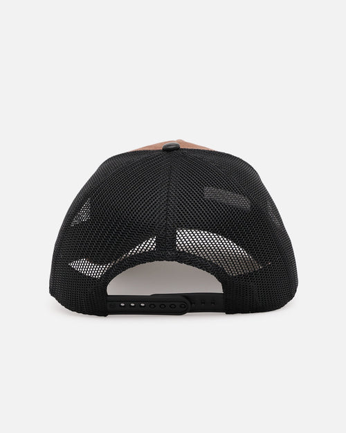 47 Brand Los Angeles Dodgers 'Tonal Suede' '47 Offside Trucker Snapback Chocolate