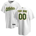 Athletics Nike Home Replica Custom Jersey - White